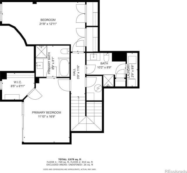 1700 Bassett St Unit 101, Denver, CO 80202 - floor plan / room layout