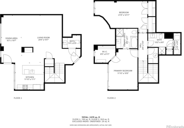 1700 Bassett St Unit 101, Denver, CO 80202 - floor plan / room layout