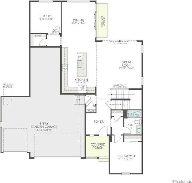 3452 N Gold Bug Ct, Aurora, CO 80019 - floor plan / room layout