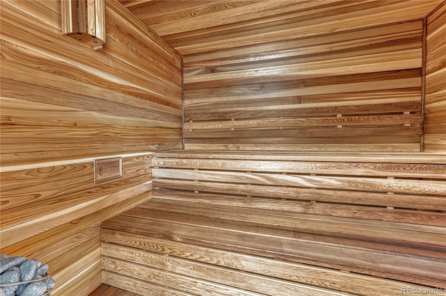 4800 E Hale Pkwy Unit 802N, Denver, CO 80220 - relaxing sauna / steam room with wooden walls