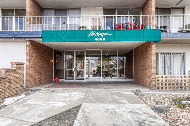 4800 E Hale Pkwy Unit 802N, Denver, CO 80220 - entrance to property featuring brick siding