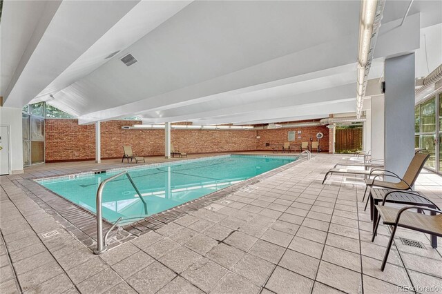 4800 E Hale Pkwy Unit 802N, Denver, CO 80220 - indoor community pool with a patio area and fence