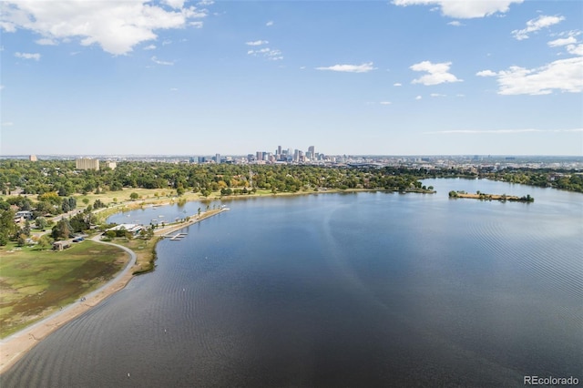 2635 Pierce St, Wheat Ridge, CO 80214 - water view featuring city skyline