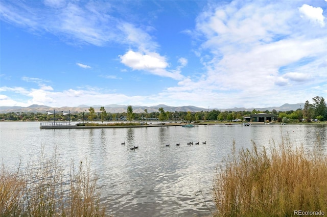 2635 Pierce St, Wheat Ridge, CO 80214 - water view featuring a mountain backdrop