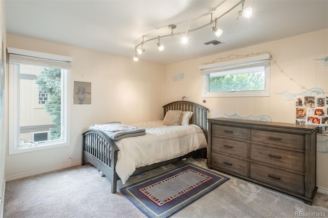 7750 S Glencoe Way, Centennial, CO 80122 - bedroom featuring carpet flooring and rail lighting
