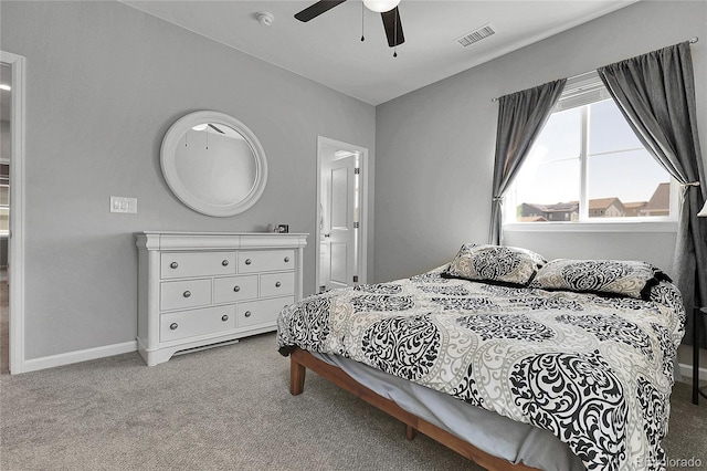 4781 Basalt Ridge Cir, Castle Rock, CO 80108 - bedroom with carpet, a ceiling fan, and baseboards