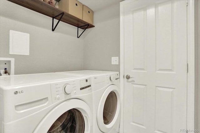 13271 Holly St Unit B, Thornton, CO 80241 - washroom with separate washer and dryer