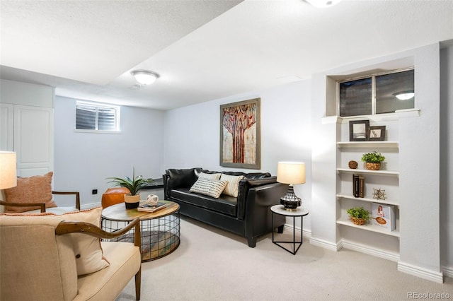 9325 Meade St, Westminster, CO 80031 - living area featuring baseboards and carpet