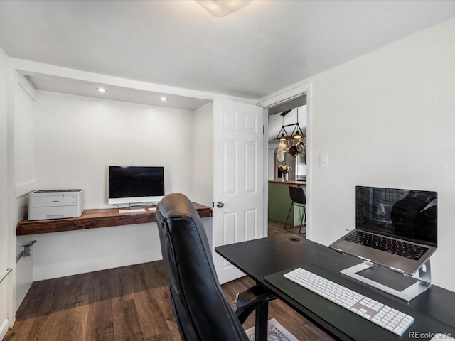 3134 W Center Ave, Denver, CO 80219 - office space with wood finished floors and recessed lighting