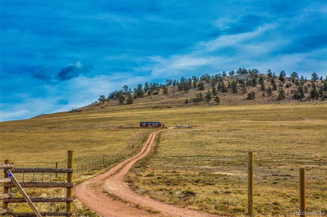 1888 Lakeview Dr, Lake George, CO 80827 - view of yard with a view of countryside and a mountain view