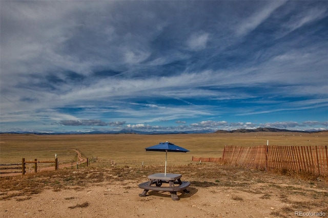 1888 Lakeview Dr, Lake George, CO 80827 - view of yard with a view of countryside and a mountain view