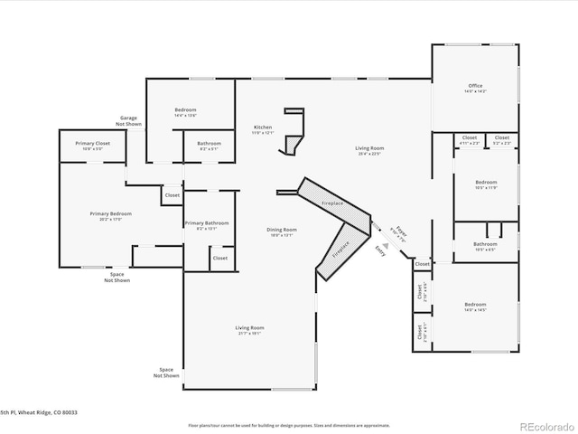 10400 W 35th Pl, Wheat Ridge, CO 80033 - view of room layout