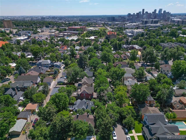 3259 W Hayward Pl, Denver, CO 80211 - aerial view of property's location with nearby urban area