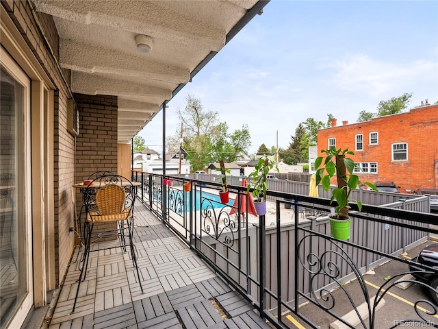 100 S Clarkson St Unit 202, Denver, CO 80209 - balcony with a residential view