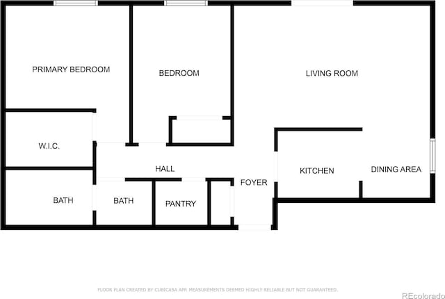 100 S Clarkson St Unit 202, Denver, CO 80209 - view of home floor plan