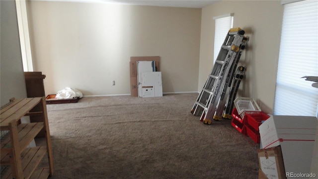 6815 Hills Dr, Parker, CO 80138 - rec room featuring carpet floors