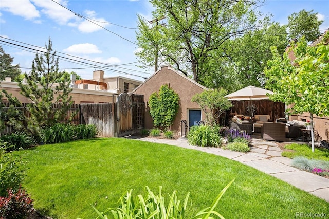 615 N Williams St, Denver, CO 80218 - view of yard with an outdoor hangout area