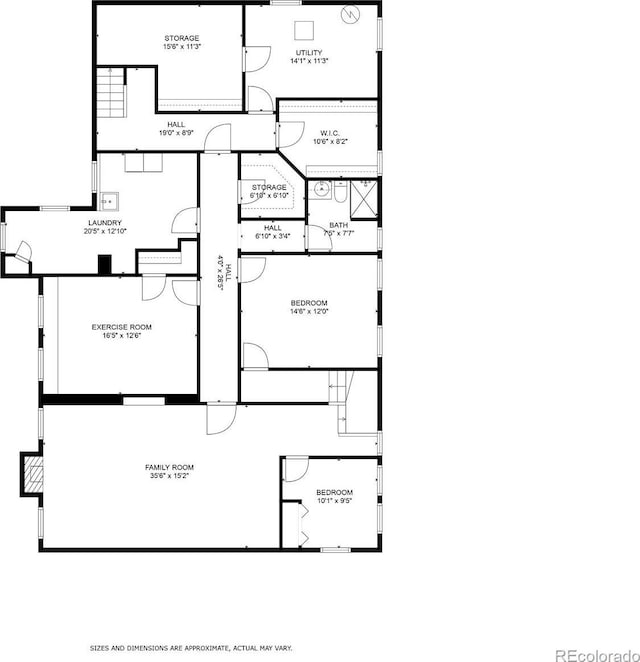 615 N Williams St, Denver, CO 80218 - view of home floor plan