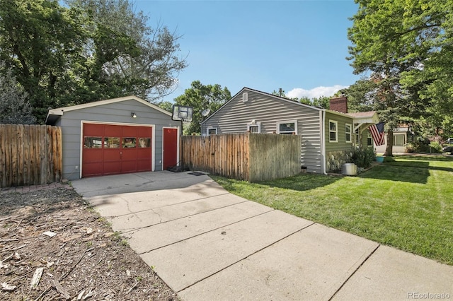 1975 Cody St, Lakewood, CO 80215 - detached garage with concrete driveway
