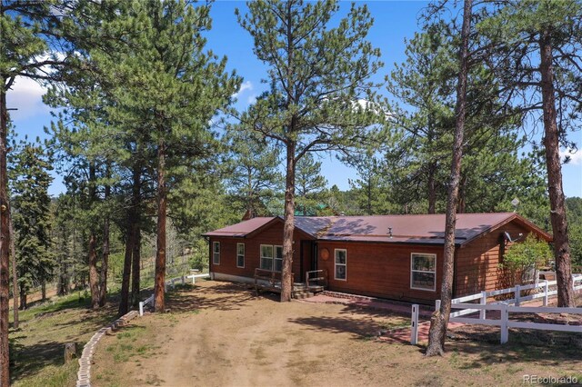 840 Obsidian Dr, Florissant, CO 80816 - view of front of home