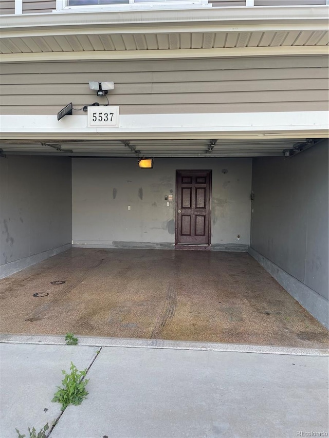 5537 Malta St, Denver, CO 80249 - view of garage