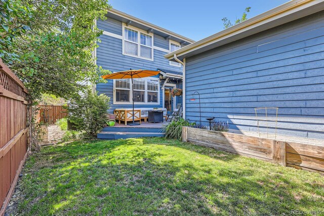 3386 Beeler Ct, Denver, CO 80238 - back of house featuring an outdoor living space