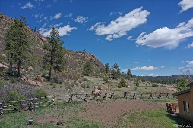 437 Langnis Rd, Guffey, CO 80820 - view of yard featuring a mountain view and a view of countryside