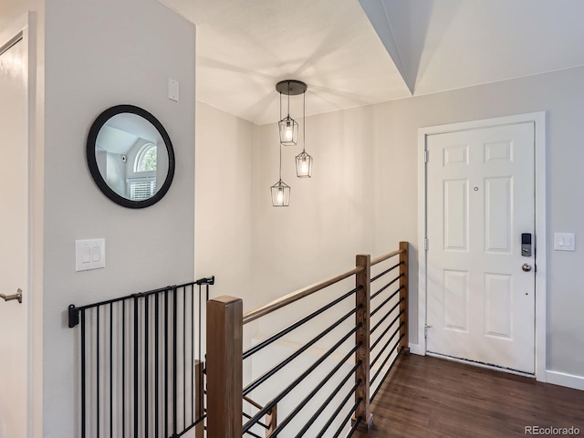 12646 Osceola St, Broomfield, CO 80020 - stairs with wood finished floors and baseboards