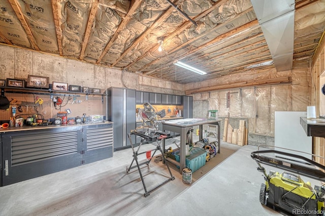 7103 Ranch Rd, Hartsel, CO 80449 - below grade area featuring a workshop area