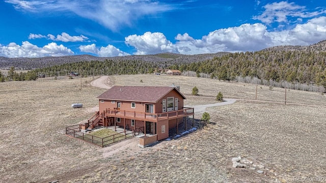 7103 Ranch Rd, Hartsel, CO 80449 - view of rural area with a mountainous background and a forest
