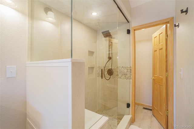 31755 Ponderosa Way, Evergreen, CO 80439 - bathroom featuring tiled shower