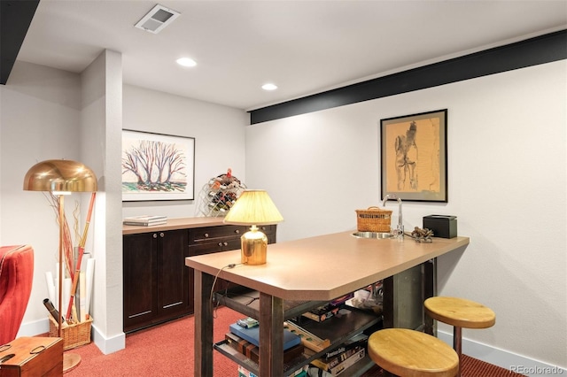 2800 S University Blvd Unit 19, Denver, CO 80210 - office with recessed lighting and light carpet