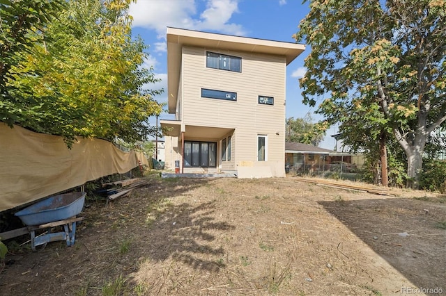 view of back of property