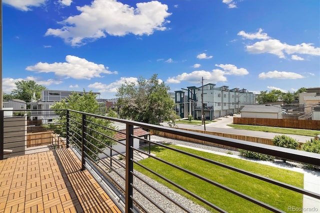 2010 Irving St, Denver, CO 80211 - balcony with a residential view