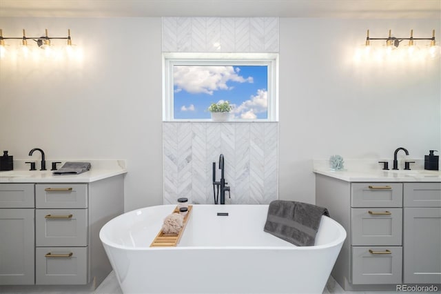 2010 Irving St, Denver, CO 80211 - full bath with vanity and a soaking tub