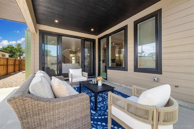 2010 Irving St, Denver, CO 80211 - view of patio with an outdoor hangout area