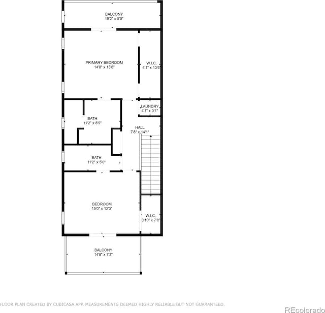 2403 S Cherokee St, Denver, CO 80223 - view of floor plan / room layout