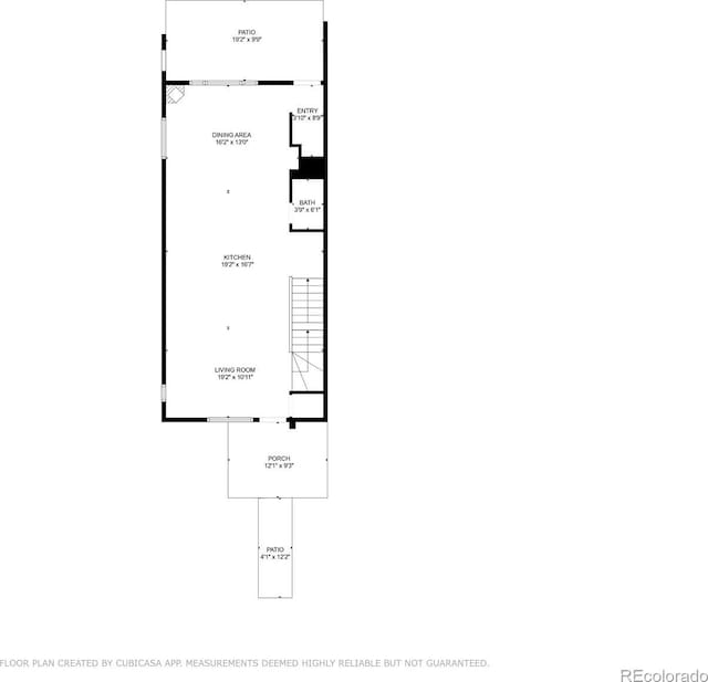 2403 S Cherokee St, Denver, CO 80223 - view of property floor plan