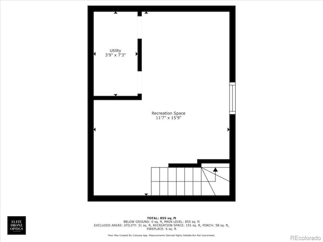 3953 Tejon St, Denver, CO 80211 - floor plan / room layout