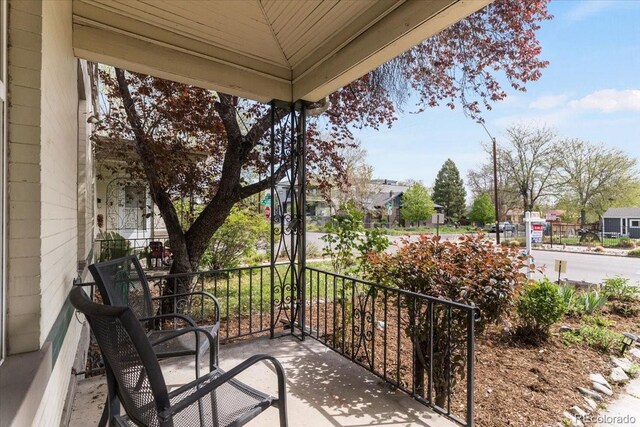 3953 Tejon St, Denver, CO 80211 - view of covered porch