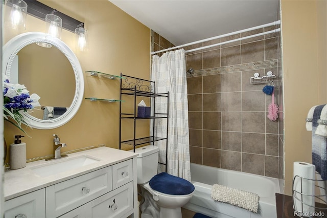10150 E Virginia Ave Unit 18-302, Denver, CO 80247 - full bathroom with toilet, vanity, and shower / tub combo