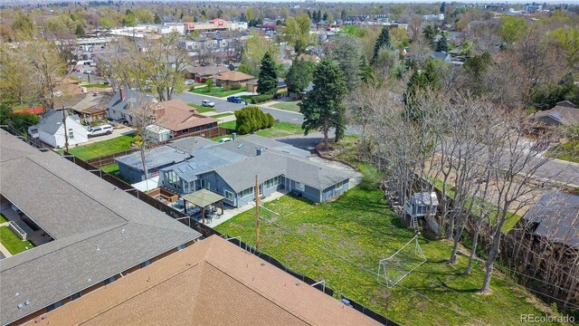 3625 Chase St, Wheat Ridge, CO 80212 - aerial perspective of suburban area