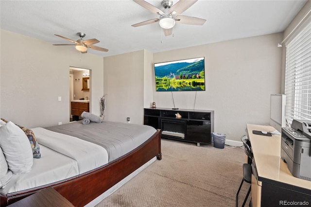 3625 Chase St, Wheat Ridge, CO 80212 - carpeted bedroom with a ceiling fan and baseboards
