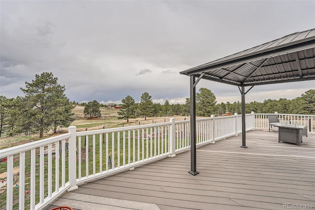 12189 Boot Hill Dr, Parker, CO 80138 - deck with a gazebo