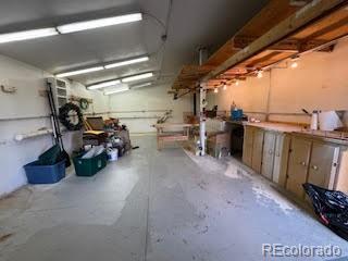 12189 Boot Hill Dr, Parker, CO 80138 - garage featuring a workshop area