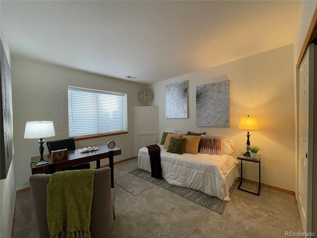 588 Stafford Cir, Castle Rock, CO 80104 - carpeted bedroom with baseboards