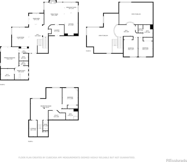 588 Stafford Cir, Castle Rock, CO 80104 - view of floor plan / room layout