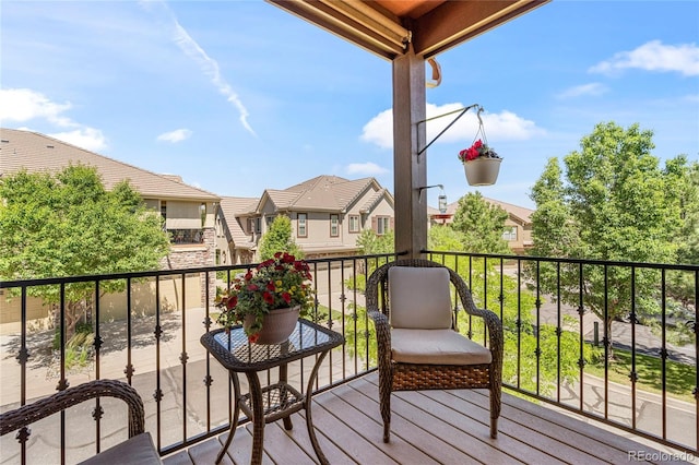 10064 Bluffmont Ct, Lone Tree, CO 80124 - balcony featuring a residential view