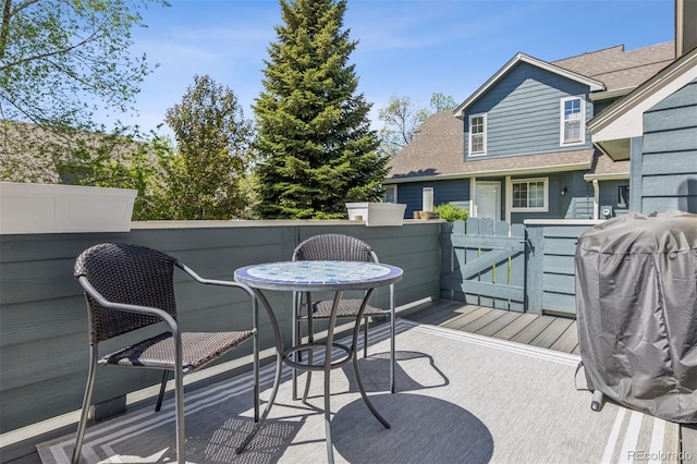 4976 S Nelson St Unit A, Littleton, CO 80127 - view of wooden terrace
