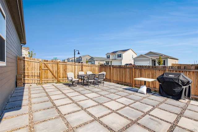 view of patio / terrace featuring grilling area